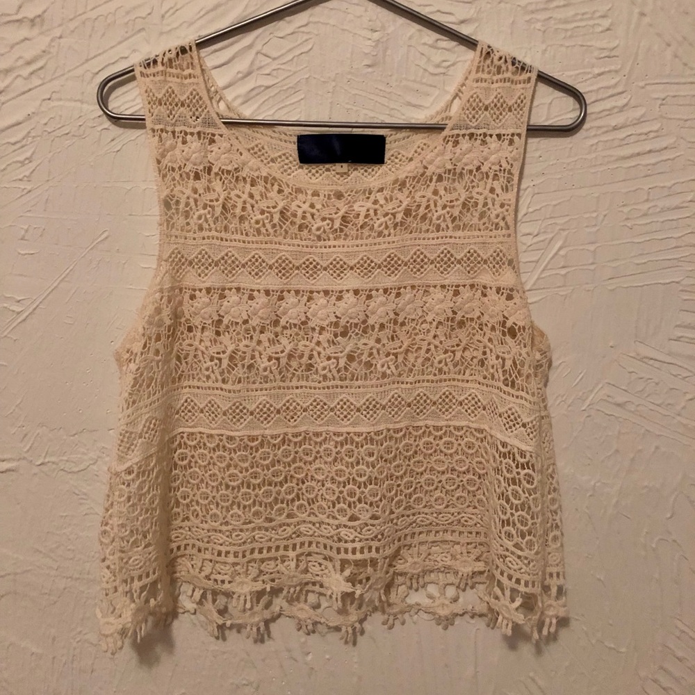 Lace Boho Crop Top